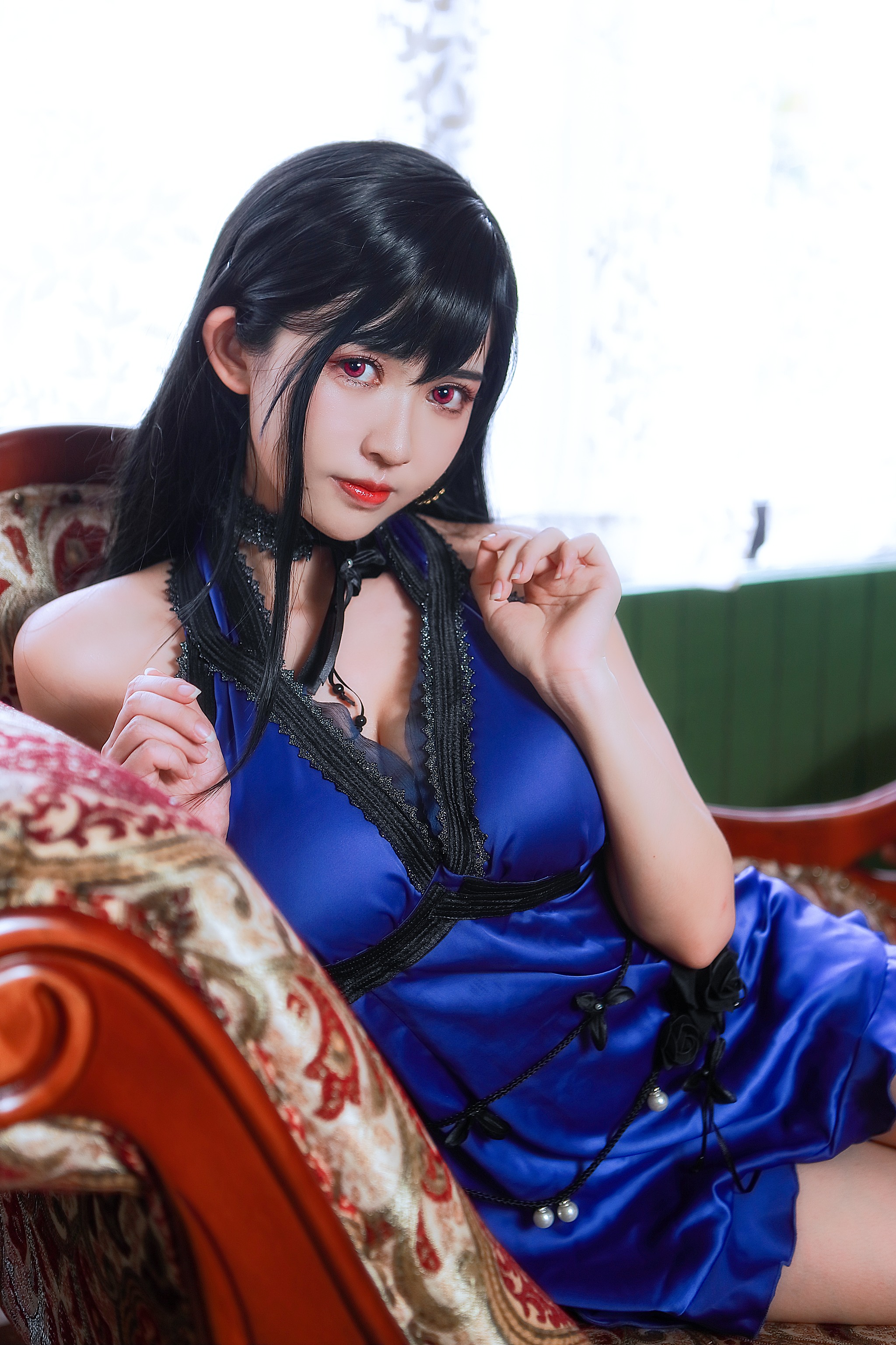 鳗鱼霏儿 - NO.083 蒂法礼服 [21P]-XikXak
